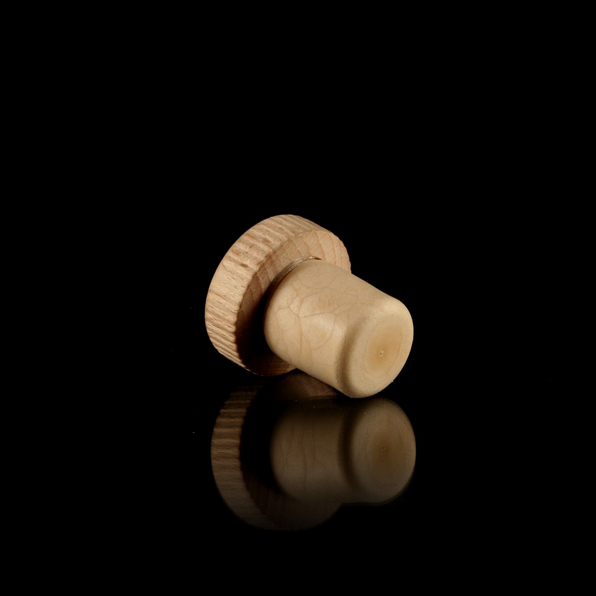 thetis pack πώμα συνθετικό με ξύλινη κεφαλή wooden head synthetic cap